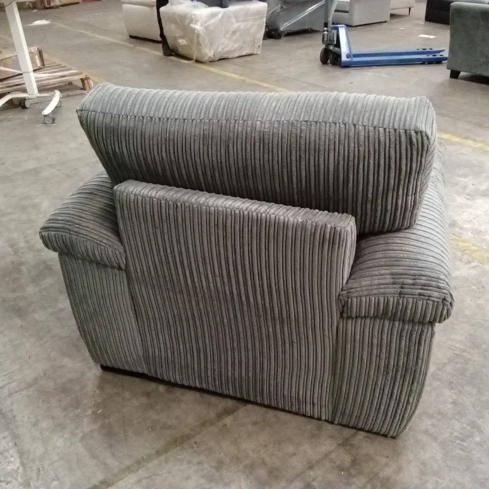 AMALFI FABRIC ARMCHAIR - CHARCOAL RRP £449
