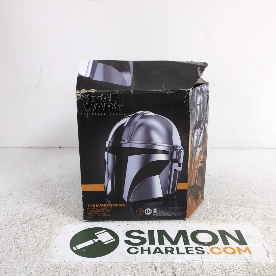 STAR WARS THE BLACK SERIES MANDALORIAN HELMET – COLLECTIBLE, BOXED (DAMAGED BOX)