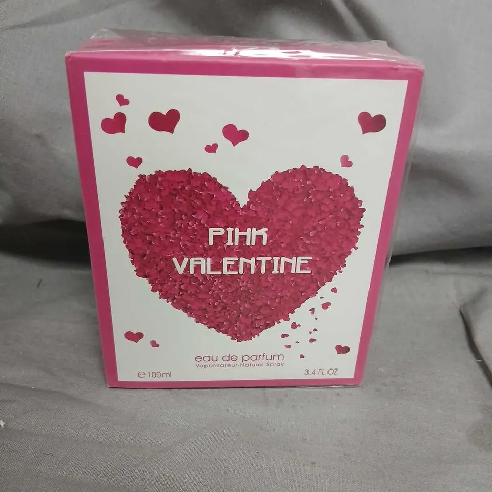 BOXED AND SEALED FINE PERFUMERY PINK VALENTINE EAU DE PARFUM 100ML
