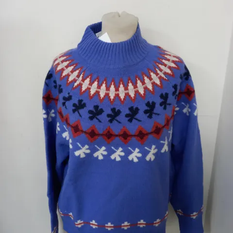 JOVIE LAMBSWOOD FAIR ISLE JUMPER SIZE 12