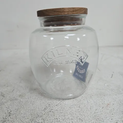SET OF 2 KILNER JARS WITH LIDS BOXED