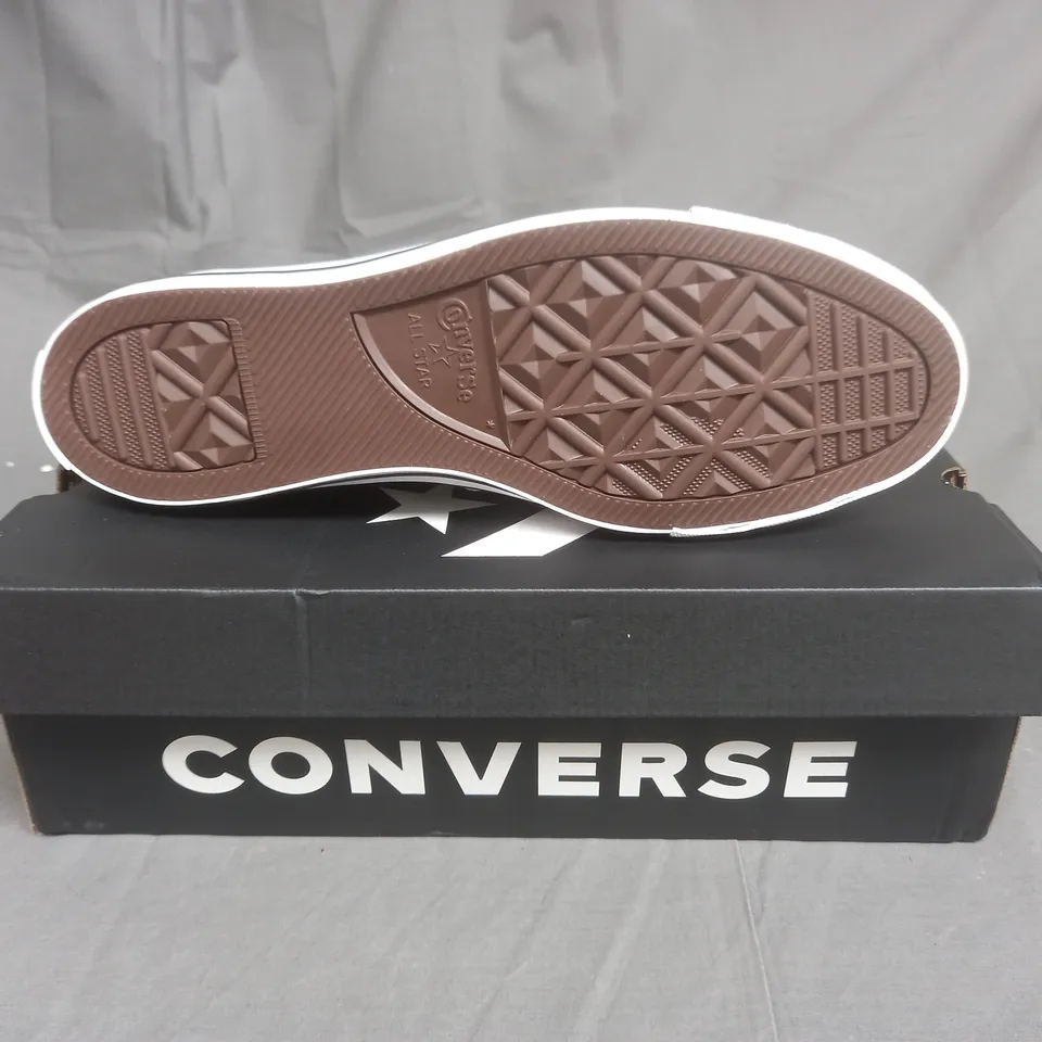 BOXED PAIR OF CONVERSE ALL STARS IN BLACK SIZE UK 13