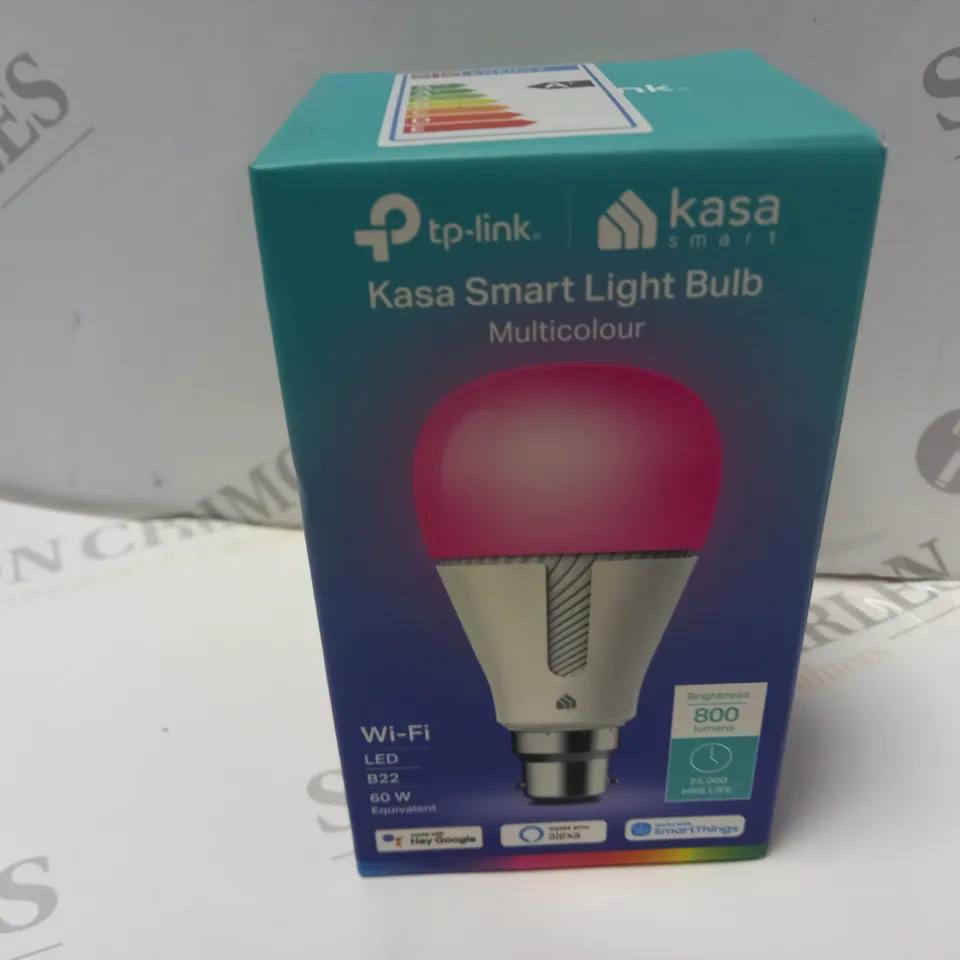BOXED TP-LINK KASA SMART LIGHT BULB - MULTICOLOUR