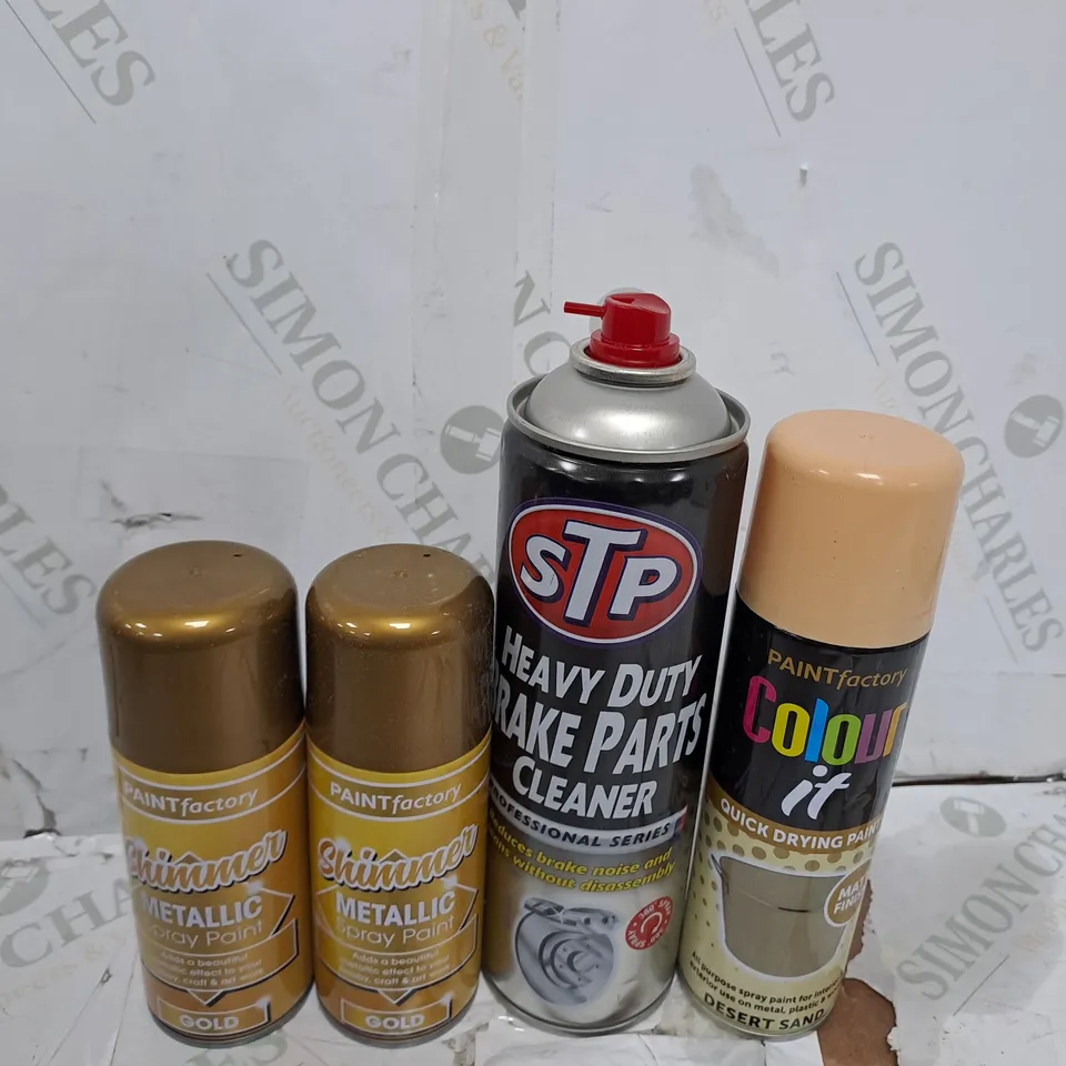 ASSORTED AEROSOLS TO INCLUDE BODY SPRAY , SPRAY PAINT , HEAVY DUTY CLEANER ,  ETC - COLLECTION ONLY 