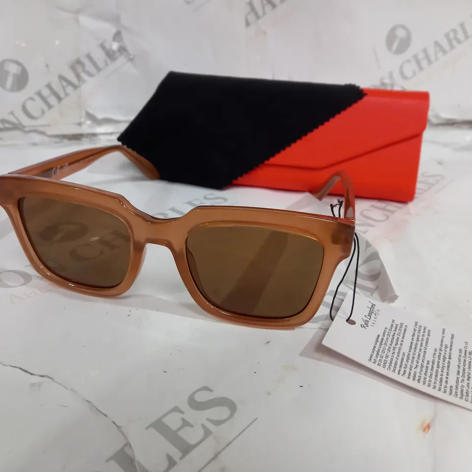 BOXED RUTH LANGSFORD SQUARE FRAME SUNGLASSES
