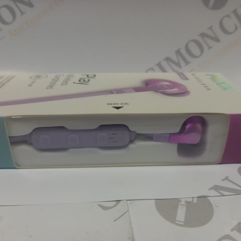 LOT OF 5 BOXED AS NEW MIXX WIRELESS MERMAID EARPHONES IN PINK 