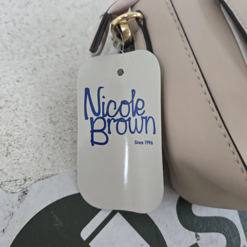 NICOLE BROWN BEIGE QUILTED CROSSBODY BAG – WOMEN'S ACCESSORIES
