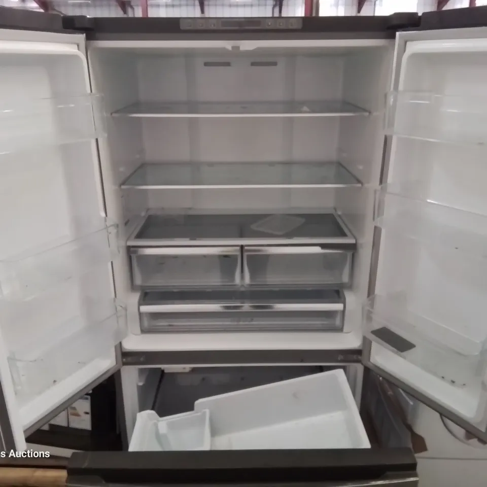 HISENSE FRENCH FRIDGE FREEZER WITH WATER DISPENCER STAINLESS STEEL RF750N41SF