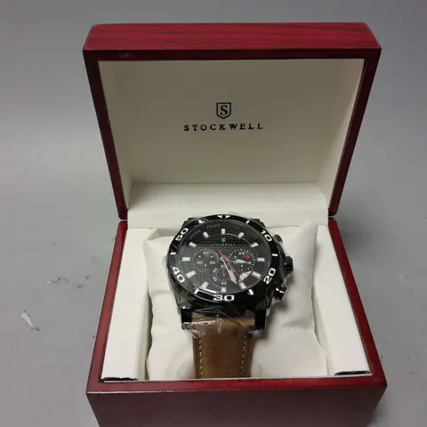 MENβS STOCKWELL CHRONOGRAPH WATCH IN BLACK