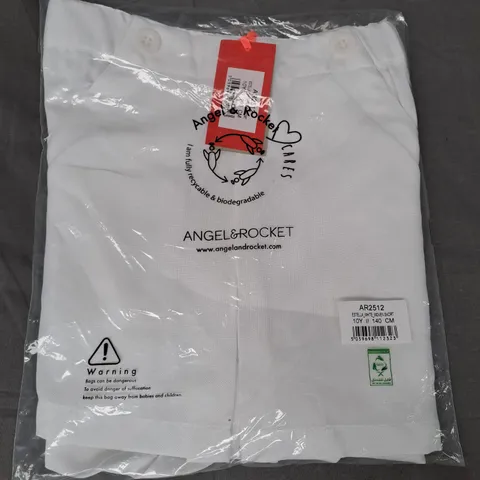 ANGEL & ROCKET ESTELLA WHITE WOVEN SKORT SIZE 10Y