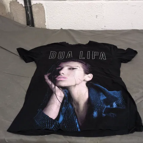 DUA LIPA 2018 TOUR T SHIRT BLACK MEDIUM