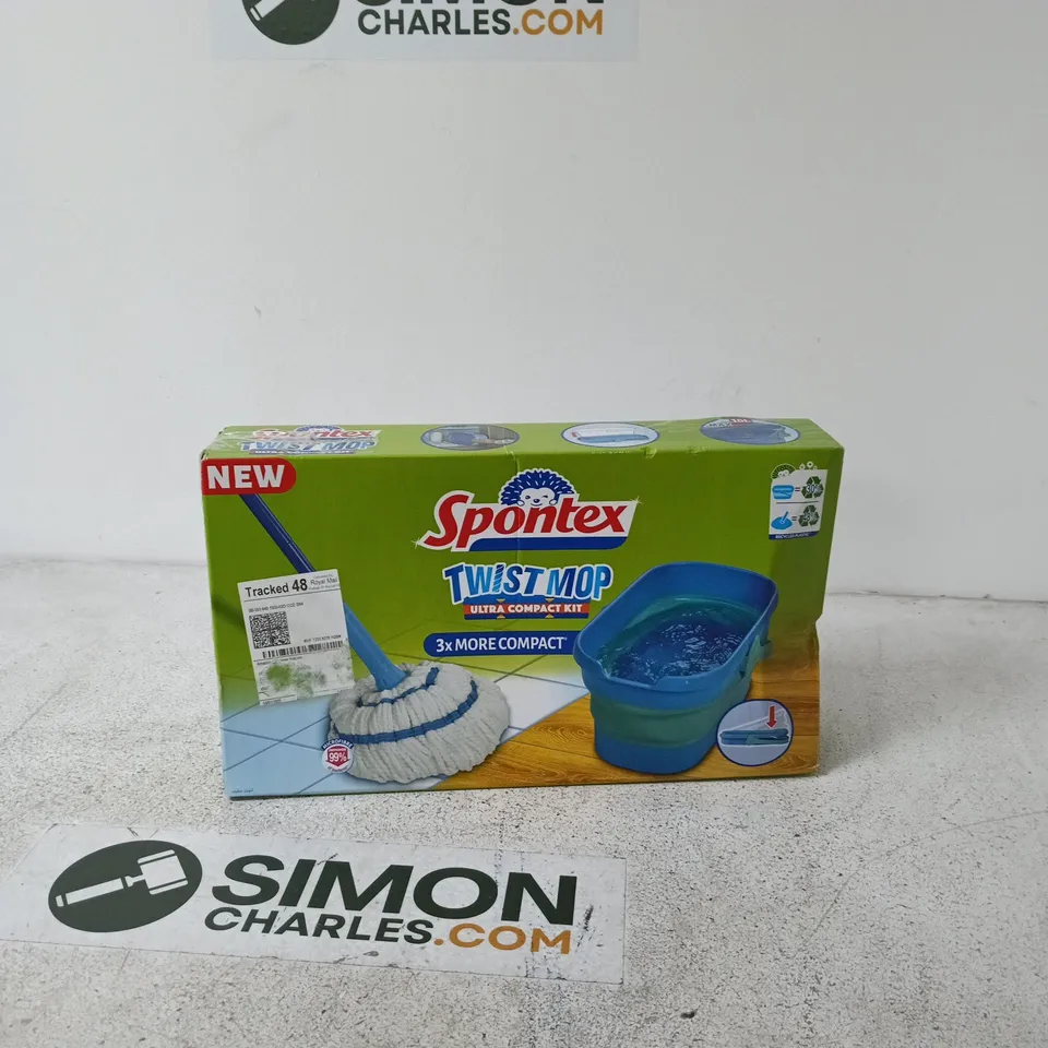 SPONTEX TWIST MOP ULTRA COMPACT KIT (BOXED)