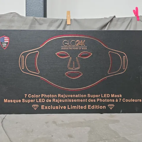 GLO24K 7-COLOR PHOTON REJUVENATION SUPER LED MASK