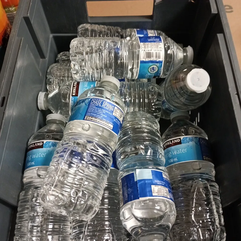 APPROXIMATELY 20 BOTTLES OF KIRKLAND SPRING WATER 500ML PER BOTTLE