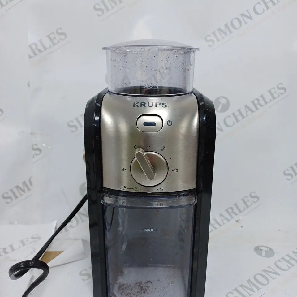 BOXED KRUPS GVX 2 BURR GRINDER