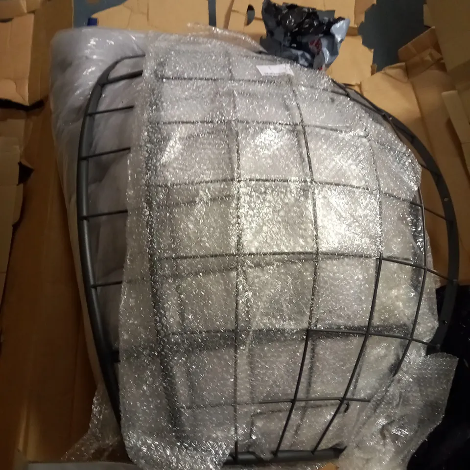 LARGE ROCKING/COCOON CHAIR - IN LIGHT GREY - COLLECTION ONLY
