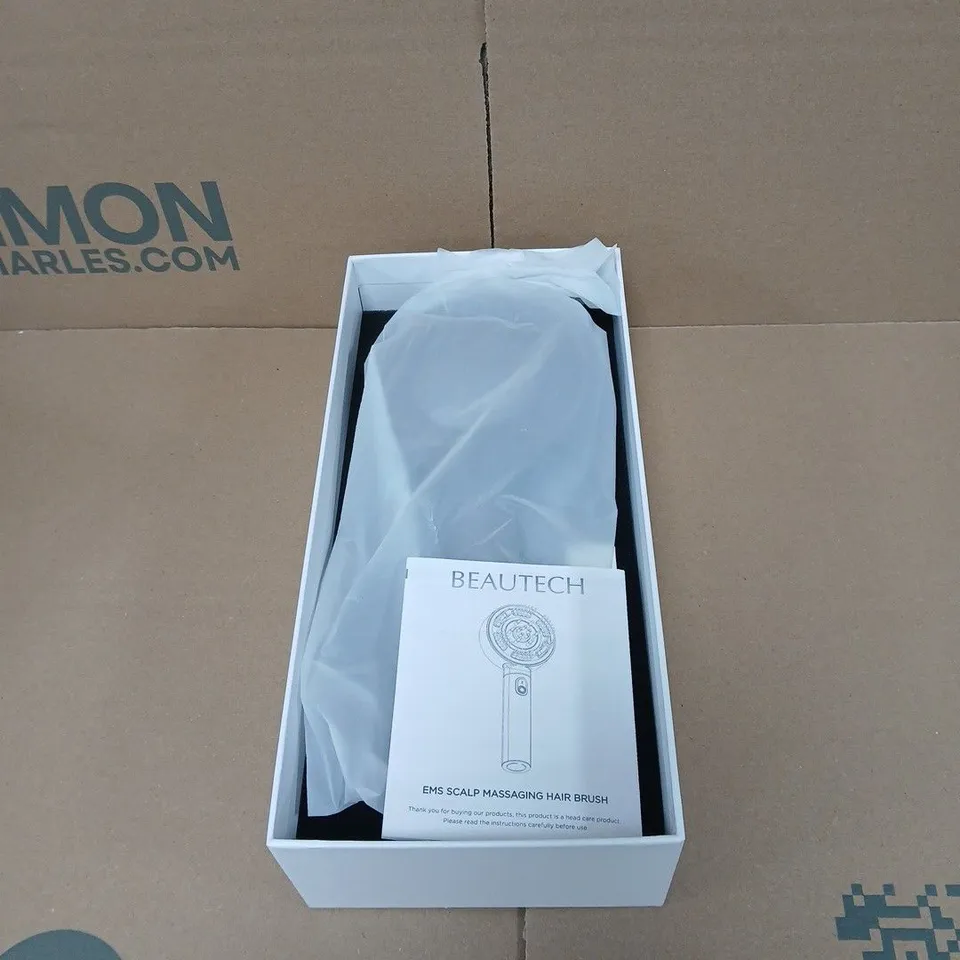 BEAUTECH EMS SCALP MASSAGING HAIR BRUSH BOXED