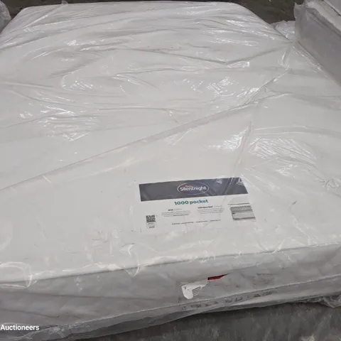 QUALITY BAGGED 4'6" DOUBLE SILENTNIGHT 1000 POCKET MATTRESS