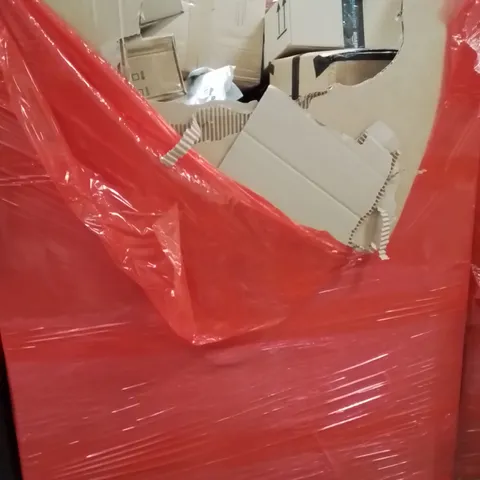 PALLET OF ASSORTED HOUSEHOLD GOODS AND PRODUCTS TO INCLUDE;TV WALL MOUNT,CAT LITTER BOX,GLASS SCREEN PROTECTOR 