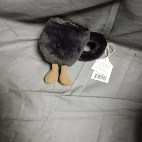 JELLYCAT AMUSEABLES COFFEE CUP PLUSH – BLACK