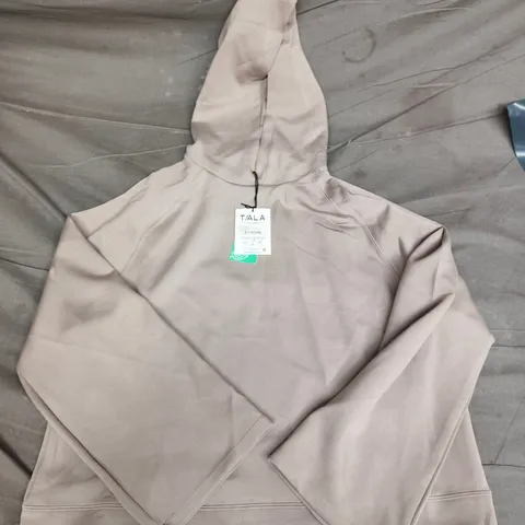 T/ALA FLARED SLEEVE HOODIE IN PEBBLE - LARGE