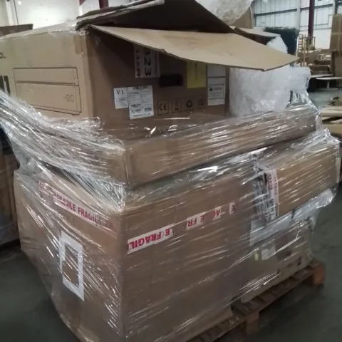 PALLET OF ASSORTED ELECTRICAL ITEMS TO INCLUDE;HEATED CLOTHES AIRER,COOKER HOOD,CRAFT MACHINE