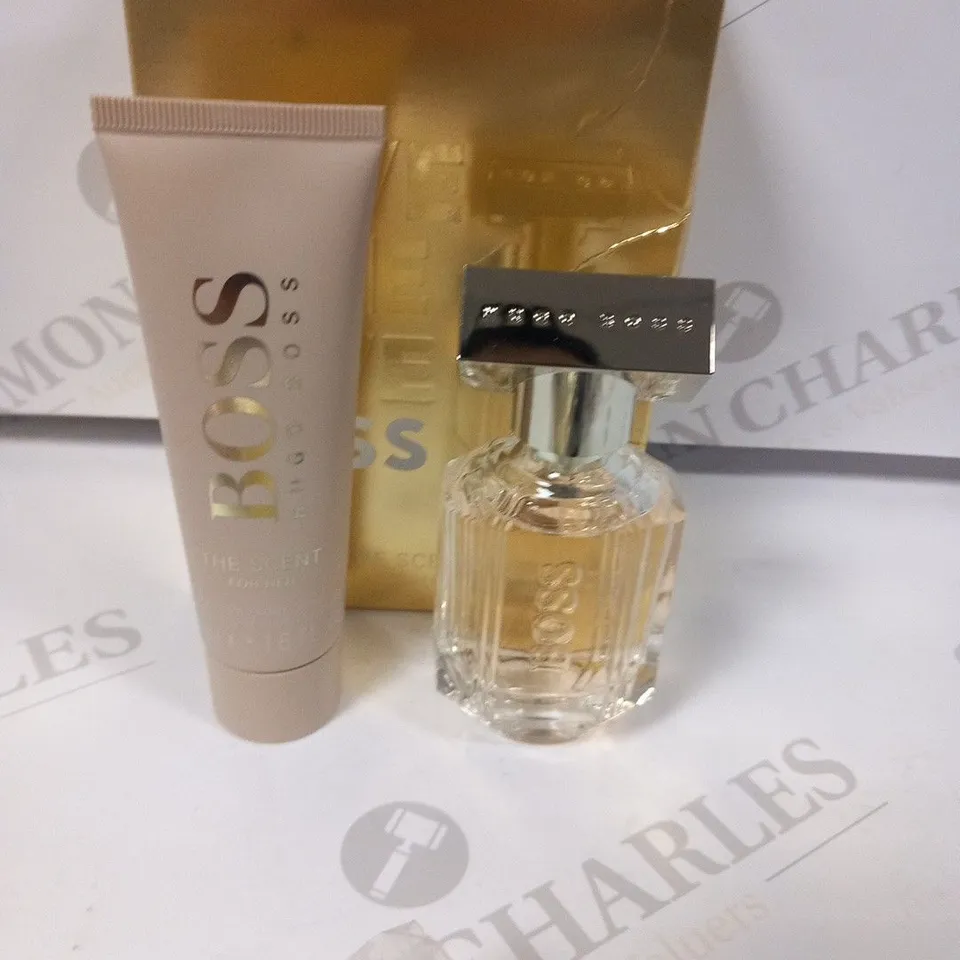 BOXED HUGO BOSS LOVE LIVE GIVE BOSS THE SCENT FOR HER GIFT SET