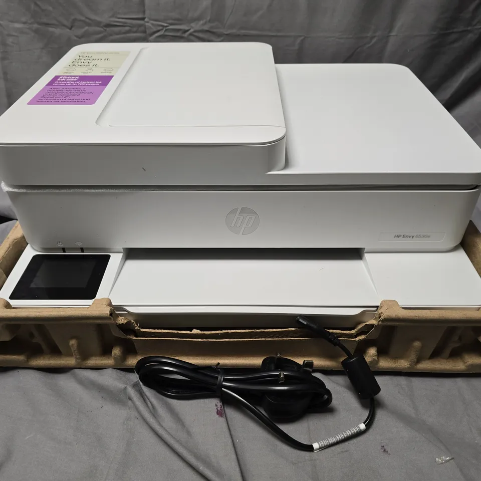HP ENVY 6530E ALL-IN-ONE PRINTER – BOXED WITH POWER CORD