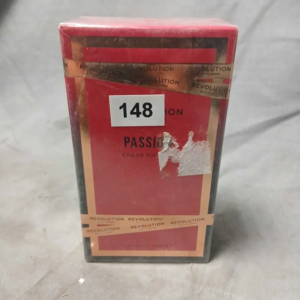 BOXED REVOLUTION BEAUTY LONDON PASSION EAU DE TOILETTE 100ML