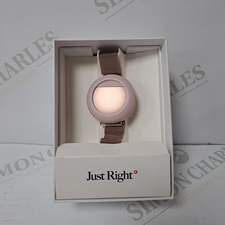 BOXED EMBR LABS WAVE 2 COOLING & WARMING WRISTBAND IN ROSE GOLD