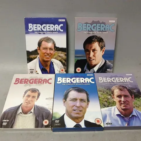 5 BERGERAC COMPLETE SERIES DVDS (INCLUDE SERIES 4,6,7,8,9)