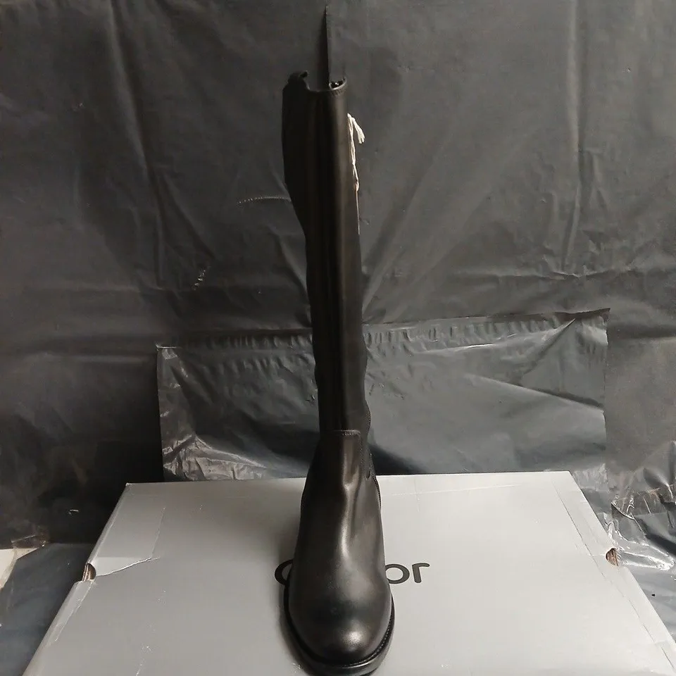 GABOR WOMEN'S KNEE-HIGH BLACK LEATHER BOOTS – UK 5