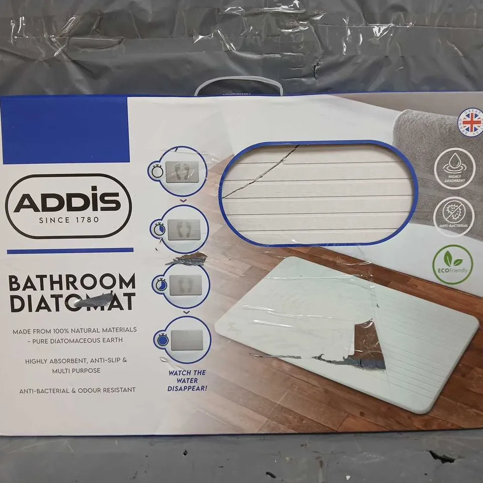 ADDIS DIATOMITE BATH MAT 100% PURE DIATOMACEOUS EARTH
