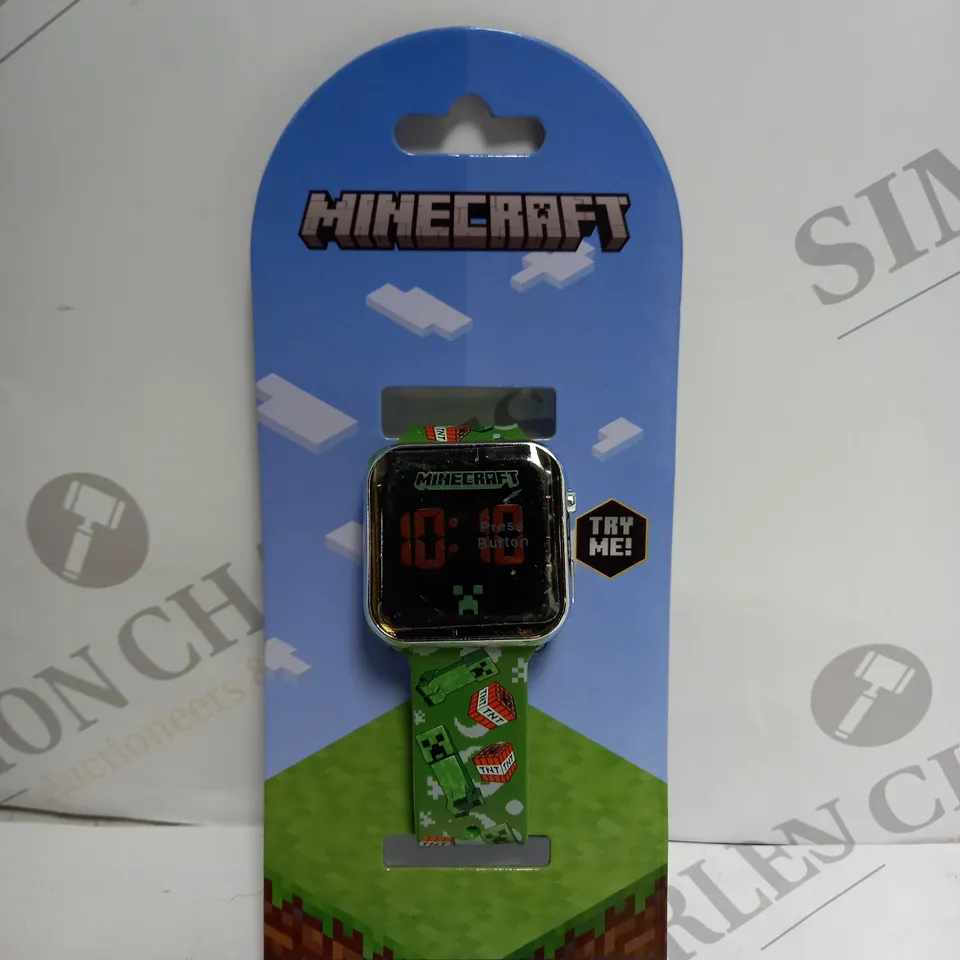 MINECRAFT LED KIDS CREEPER WATCH 