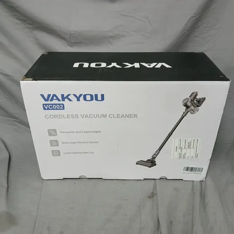 BOXED VAKYOU CORDLESS VACUUM CLEANER (VC002)