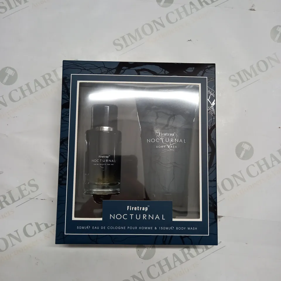 BOX OF APPROX 5 FIRETRAP NOCTURNAL EDT 50ML + BODYWASH 150ML GIFT SET