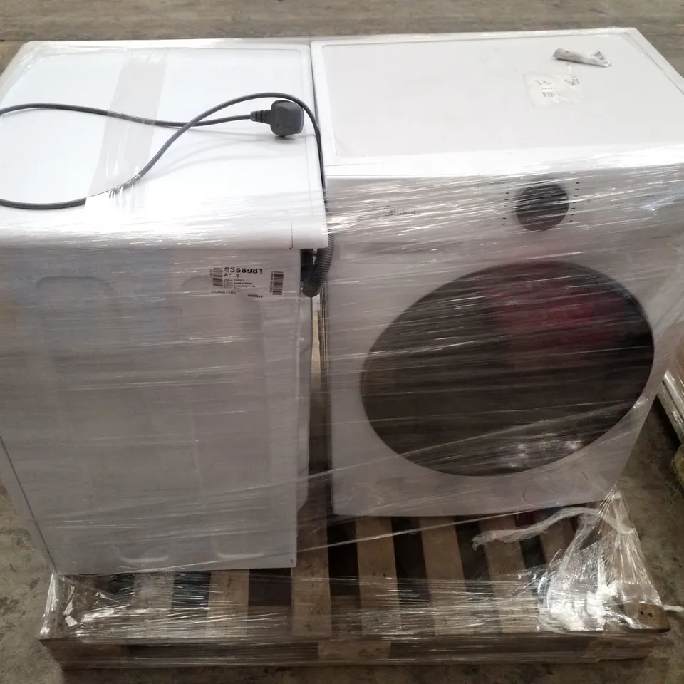 CANDY SMART PRO FREESTANDING WASHING MACHINE WHITE AND MIDEA FREESTANDING WASHER DRYER - UNPROCESSED RAW RETURNS