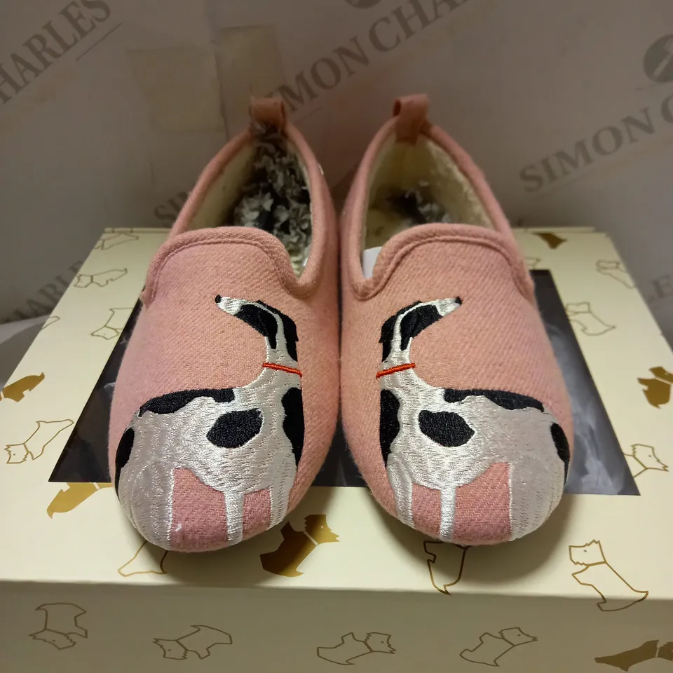 RADLEY HOUSE SHOE/SLIPPER, PINK - SIZE 4