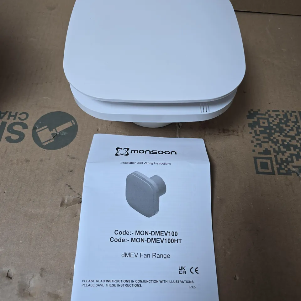 MONSOON DMEV100 / DMEV100HT CEILING MOUNTED EXTRACTOR FAN