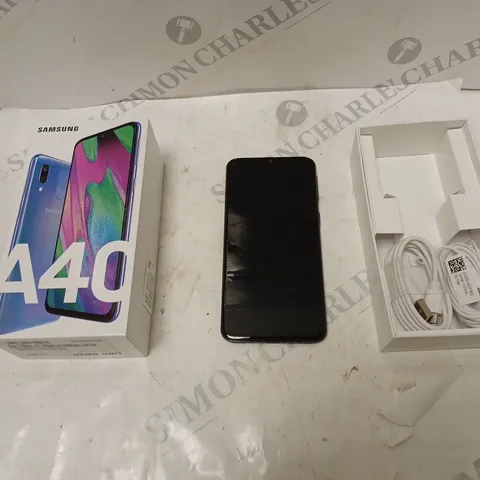 BOXED SAMSUNG GALAXY A40 SMARTPHONE