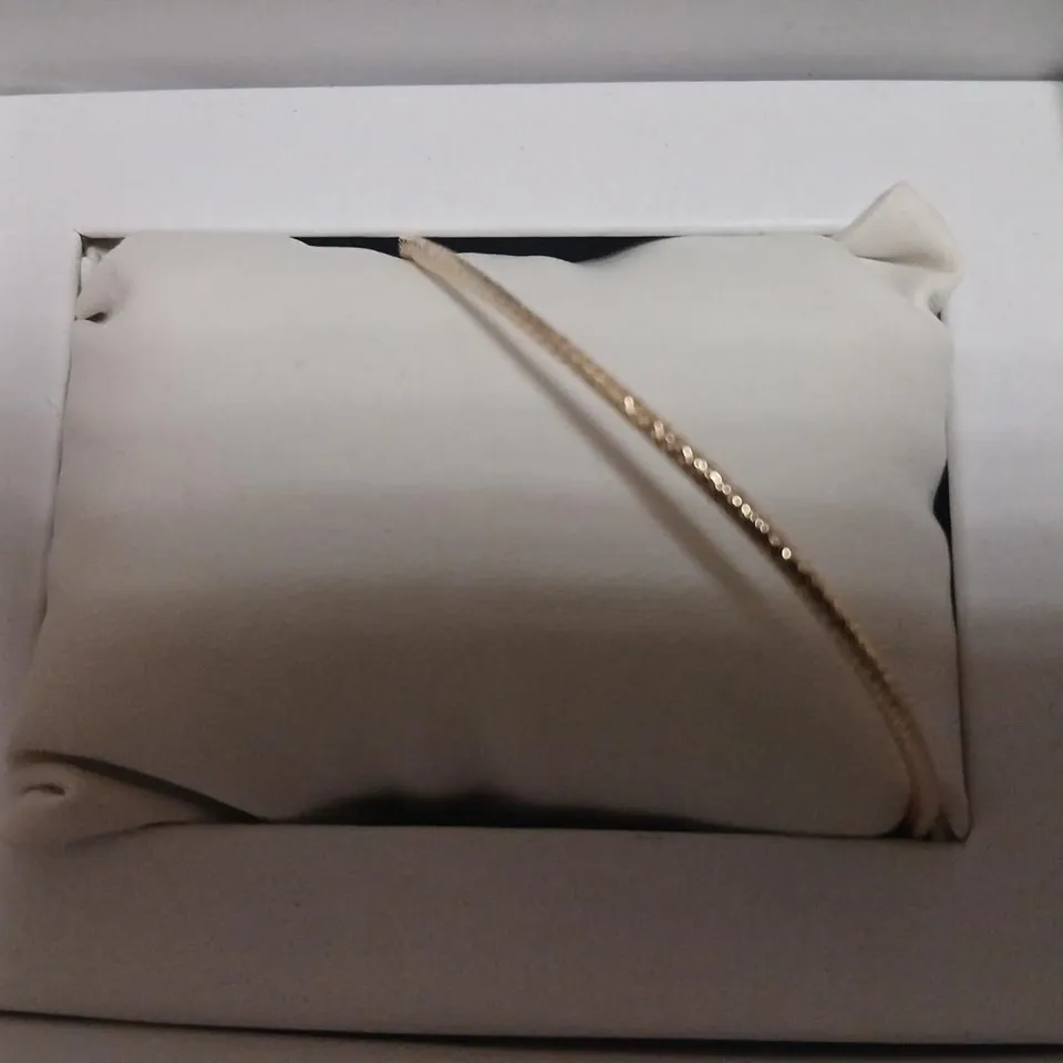 GOLD 9CT ITALIAN GOLD TEXTURED BANGLE 1.1G 