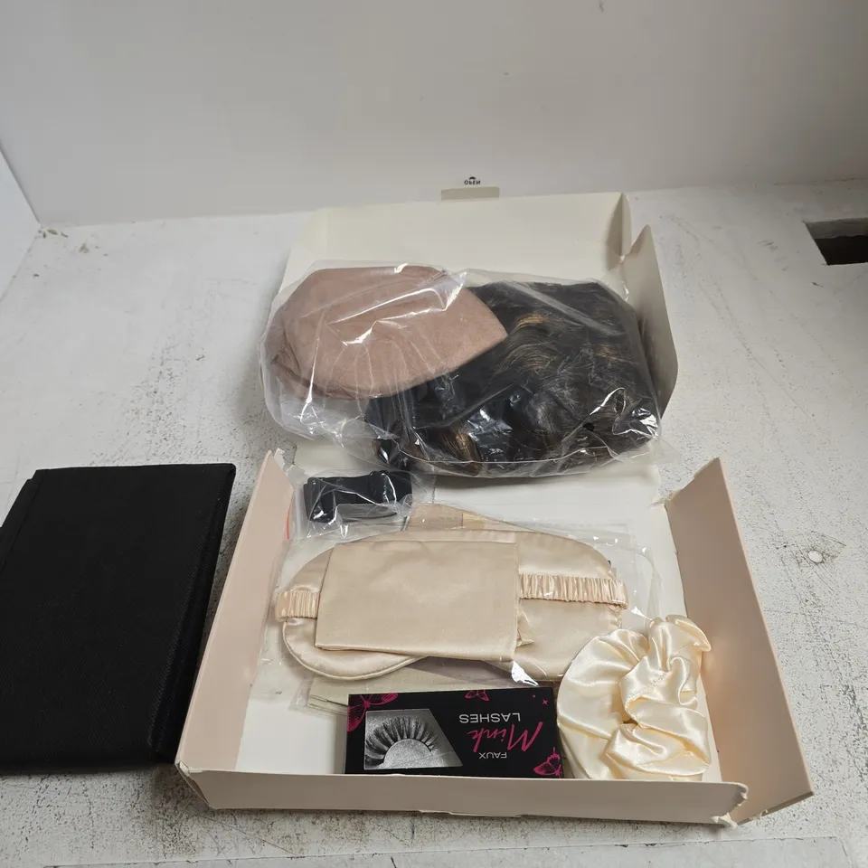MoreFace 100% Human Hair Extensions Kit – Pink Box