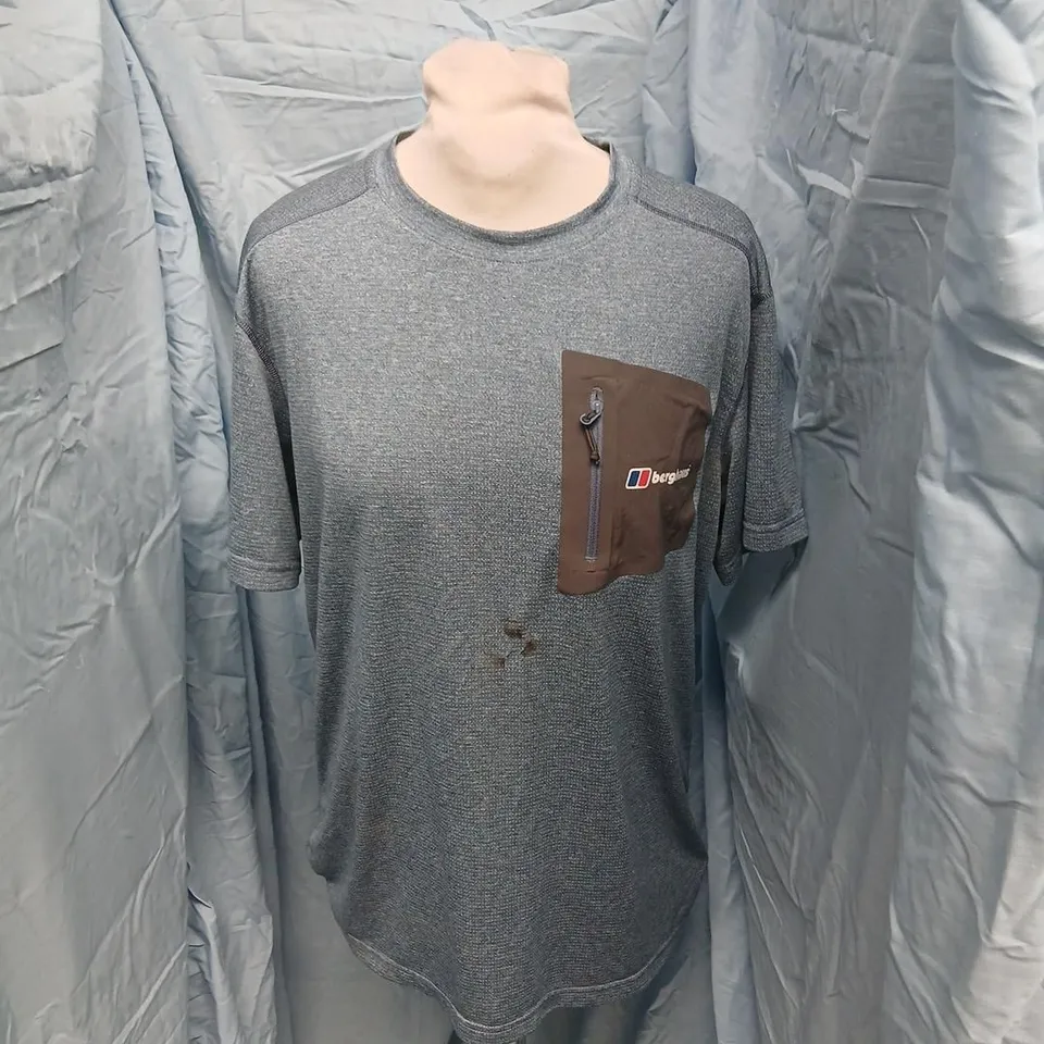 BERGHAUS ARGENTIUM T‑SHIRT – UK M (EU M / US M / ASIA L) – GREY