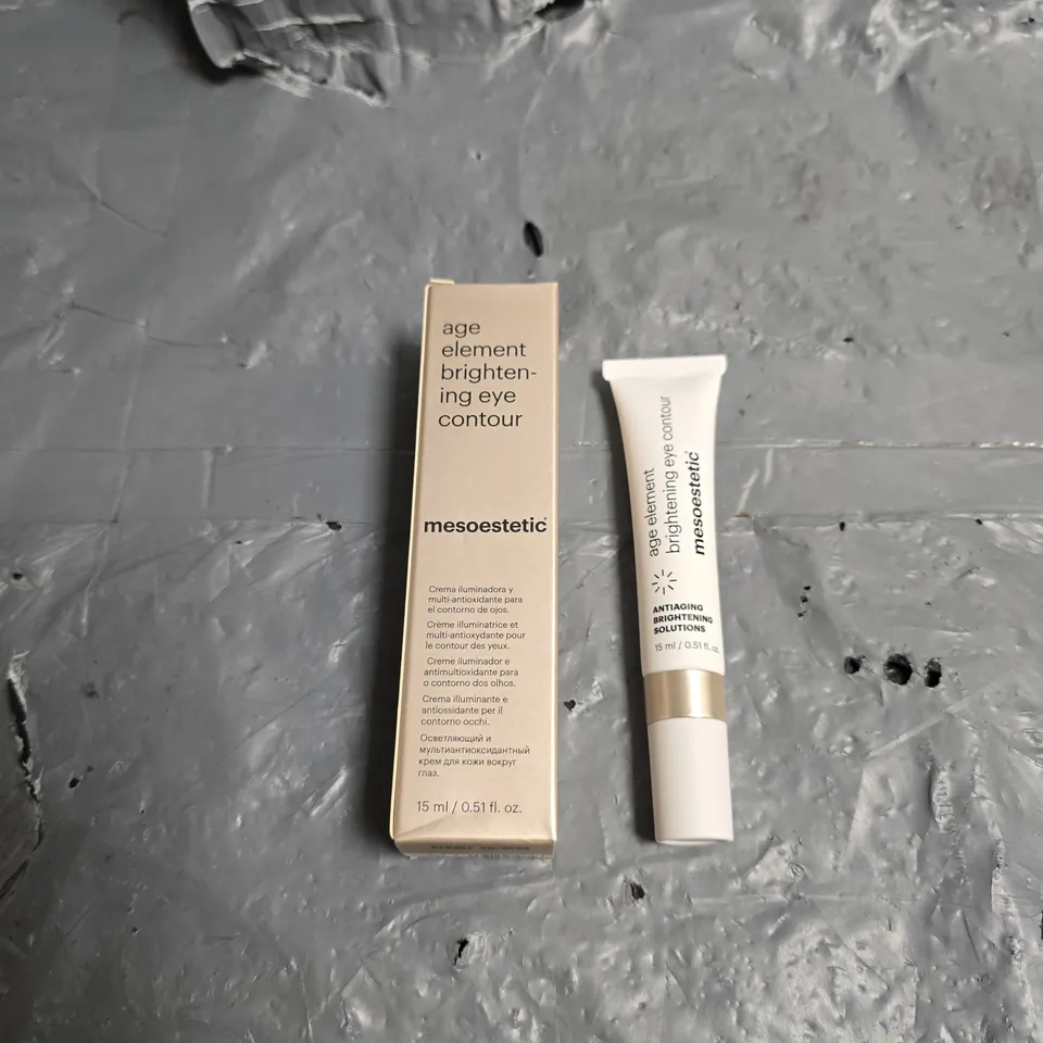 BOXED MESOESTETIC AGE ELEMENT BRIGHTENING EYE CONTOUR 15ML