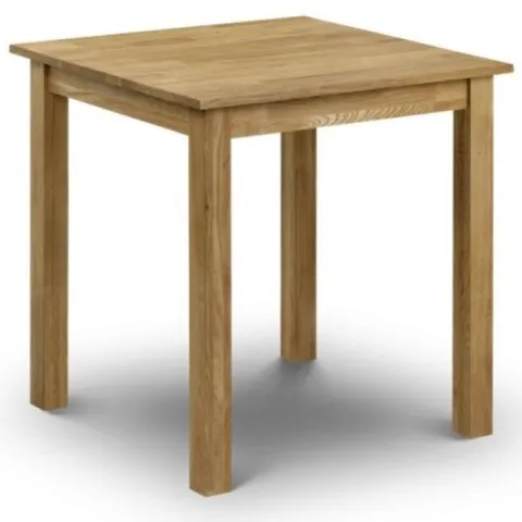 BOXED JULIAN BOWEN COXMOOR SQUARE DINING TABLE - OILED OAK (1 BOX)