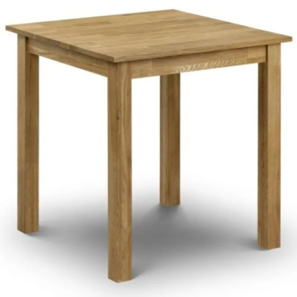 BOXED JULIAN BOWEN COXMOOR SQUARE DINING TABLE - OILED OAK (1 BOX)