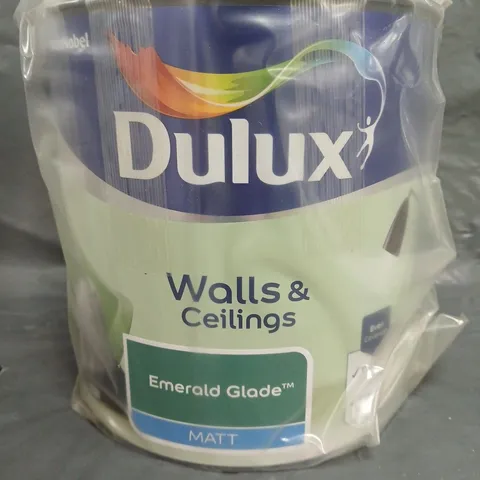 BOXED DULUX WALLS & CEILINGS PAINT - EMERALD GLADE - 2.5L - COLLECTION ONLY