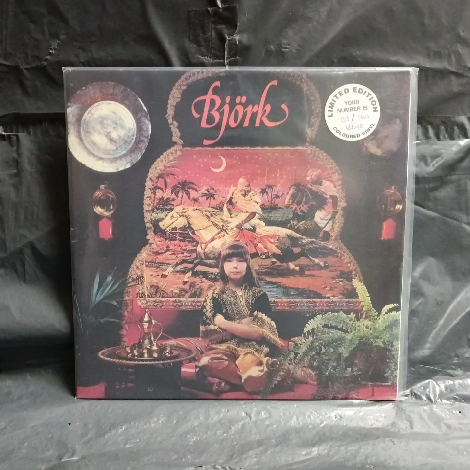 BJORK GUDMUNDSDOTTIR LIMITED EDITION COLOURED VINYL