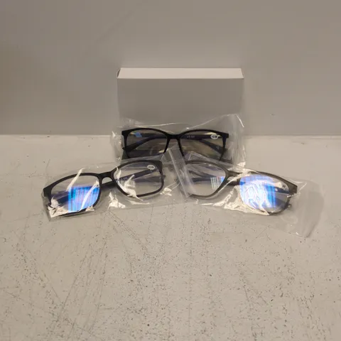Three Pack Reading Glasses β Black Frames, +2.00D (47M)