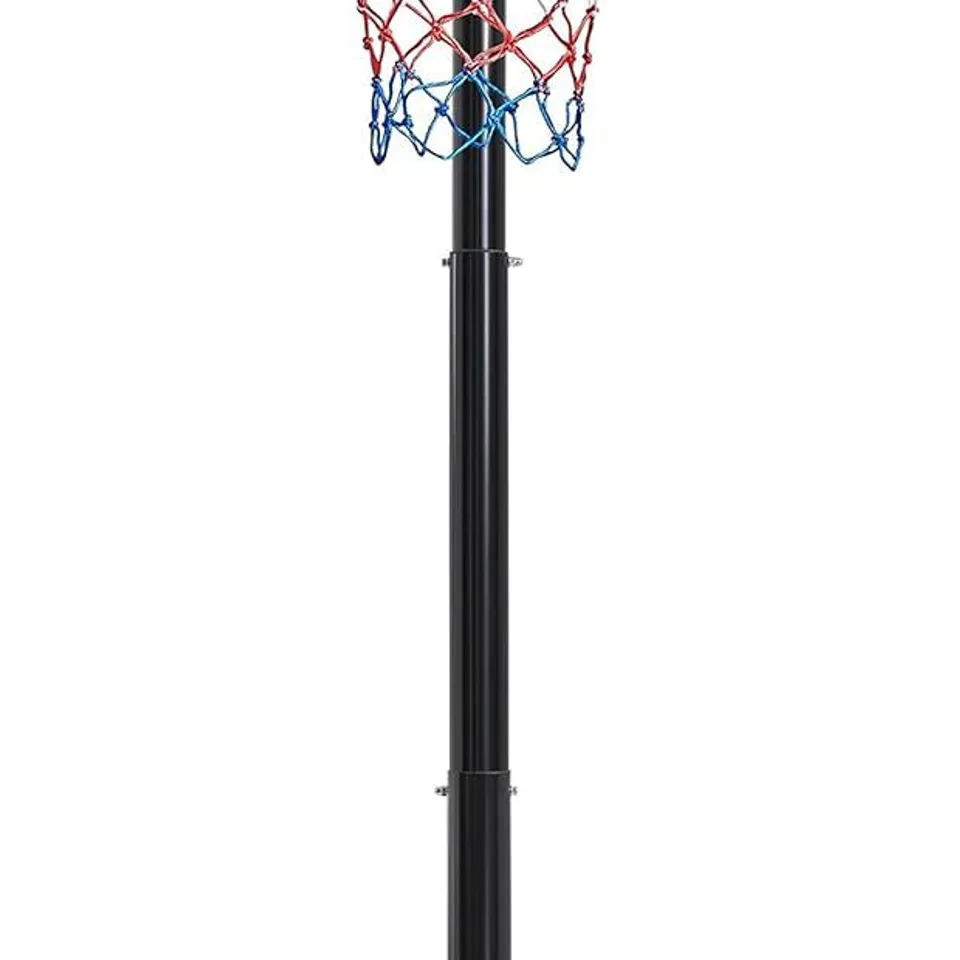 BOXED YAHEETECH BASKETBALL HOOP NET SET 10FT HEIGHT ADJUSTABLE - BLACK (1 BOX)